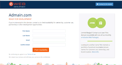 Desktop Screenshot of admain.com
